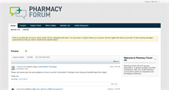 Desktop Screenshot of pharmacy-forum.co.uk